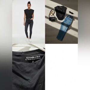 Abercrombie & Fitch Women's Black Skinny Jeans